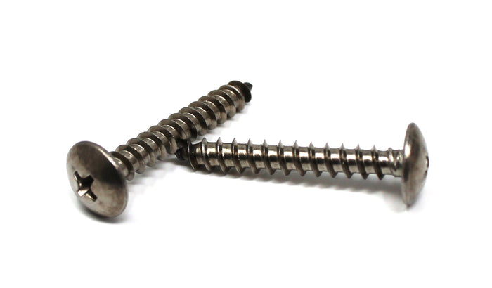 10 x1-1/4 " SS Phillips Truss Head Screw Set 80 Piece Dock Bumper Edging Piling Cone Fastener