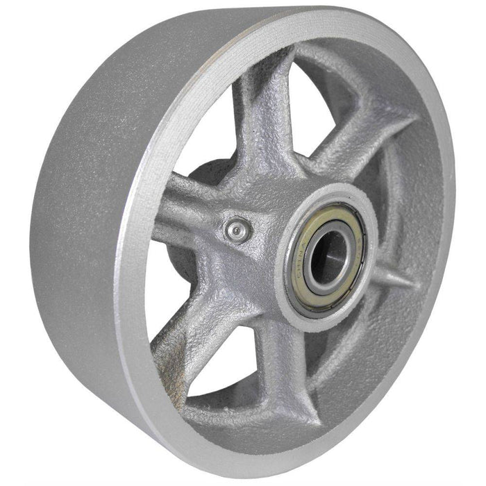 6" x 2" Heavy Duty Semi-Steel Wheel - Durable Superior Casters - product view 2