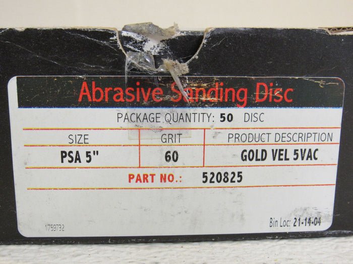 Abrasive-Sanding-Disk-Gold-VEL-5VAC-60-Grit-PSA-5in-33-Count-520825-284 4