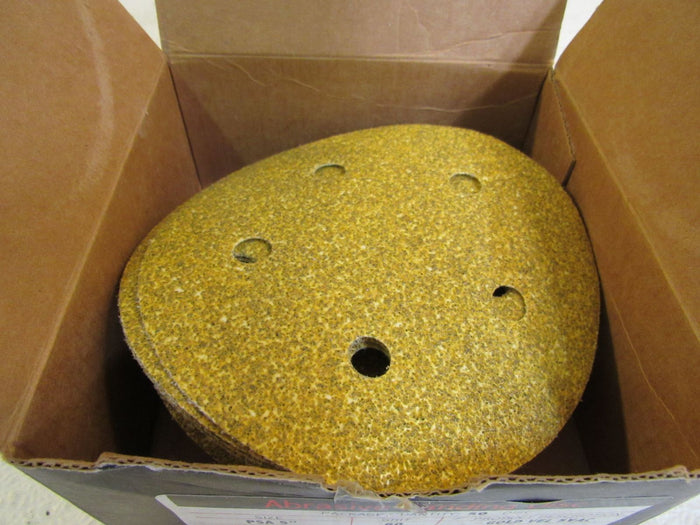 Abrasive-Sanding-Disk-Gold-VEL-5VAC-60-Grit-PSA-5in-33-Count-520825-284 5