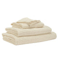 Abyss Pousada Waffle Towels Ecru 101 | Habidecor Abyss Towels at Fig Linens and Home 2