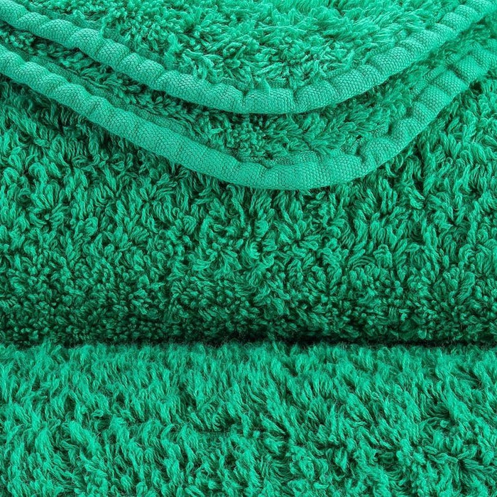 Abyss Super Pile Euro Guest Towel 17X24 Emerald 230 - Swatch at Fig Linens and Home