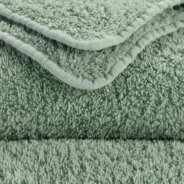 Abyss Super Pile Guest Towel 12x20 Aqua 210 - Swatch at Fig Linens and Home