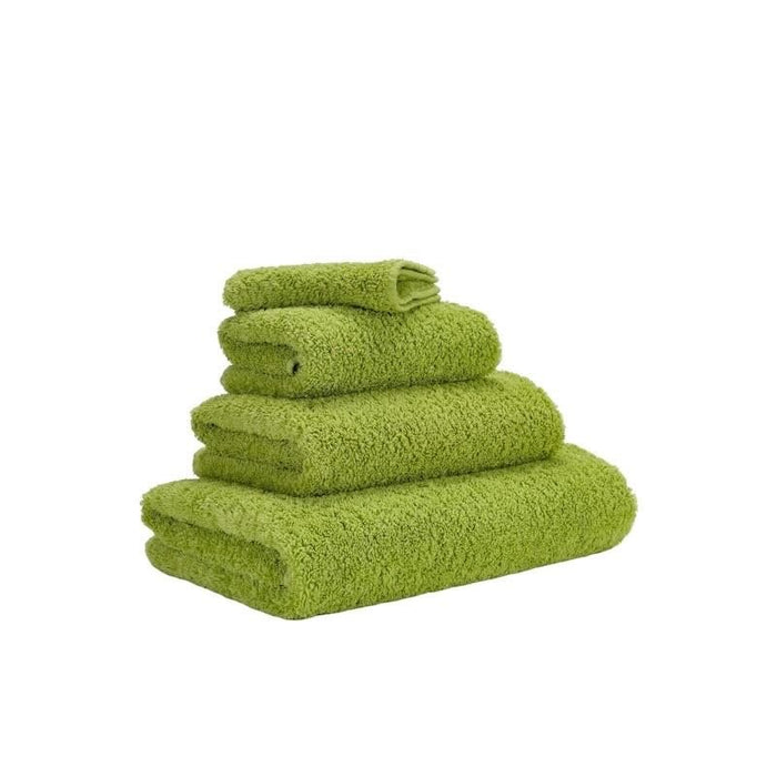 Abyss Super Pile Wash Cloth 12x12 Apple Green 165 - View 2 at Fig Linens and Home