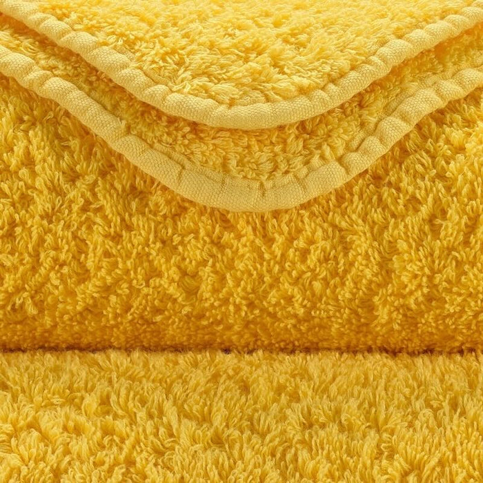 Abyss Super Pile Wash Cloth 12x12 Banana 830 - Swatch at Fig Linens and Home