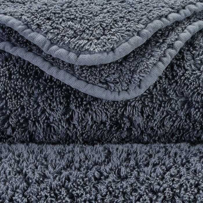Abyss Super Pile Wash Cloth 12x12 Denim 307 - Swatch at Fig Linens and Home