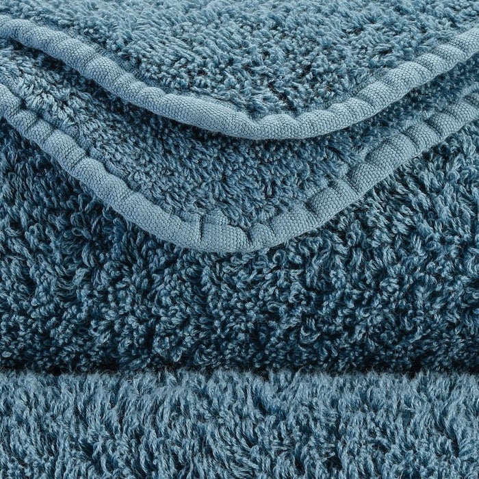 Abyss Super Pile Wash Mitt 7x9 Blue Stone 306 - Swatch at Fig Linens and Home