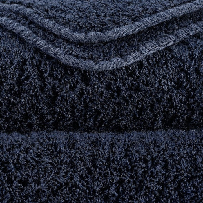 Abyss Super Pile Wash Mitt 7x9 Navy Blue 314 - Swatch at Fig Linens and Home