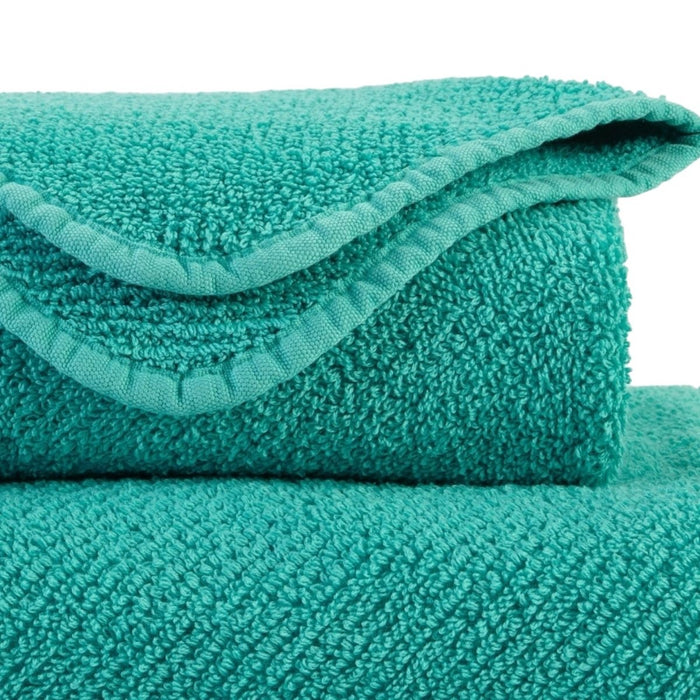 Abyss Twill Wash Cloth 12x12 Lagoon 302 - Fig Linens and Home - View 3
