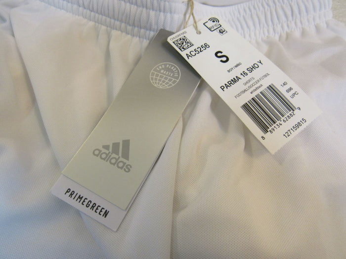 Adidas-Aeroready-Soccer-Shorts-Football-White-Male-Kids-8-10-Size-S-370 5