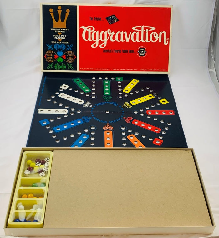 Aggravation Game Deluxe Party Edition - 1967 - Lakeside - Great Condition