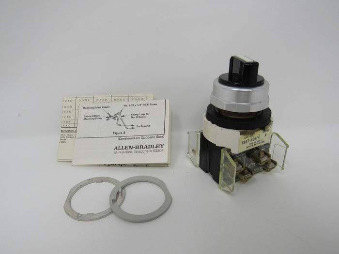 Allen-Bradley-Oiltight-Pilot-Control-Unit-Standard-Operator-Series-N-800T-N2KF4B-818 1