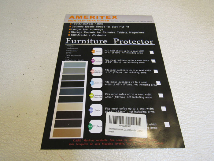 Ameritex-Non-Slip-Sofa-Cover-Furniture-Protector-102in-x-Dark-Gray-118 4