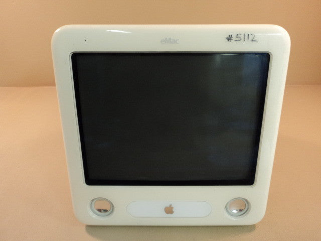 Apple eMac PowerMac 4 4 PowerPC G4 17in 700MHz 40GB Hard Drive A1002 EMC 1903 -- Used