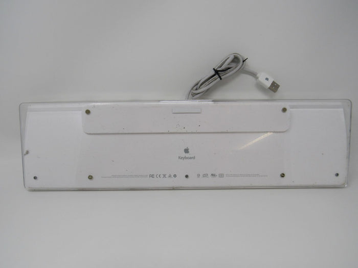 Apple-Wired-USB-Computer-Keyboard-Clear-Base-A1048-500 5