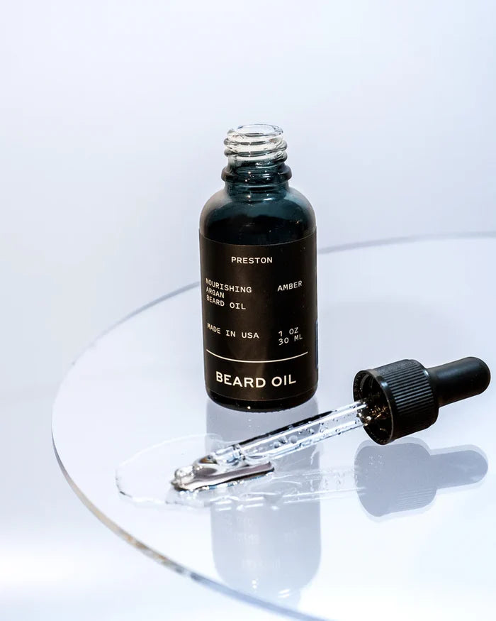 Argan Beard Oil - Leather