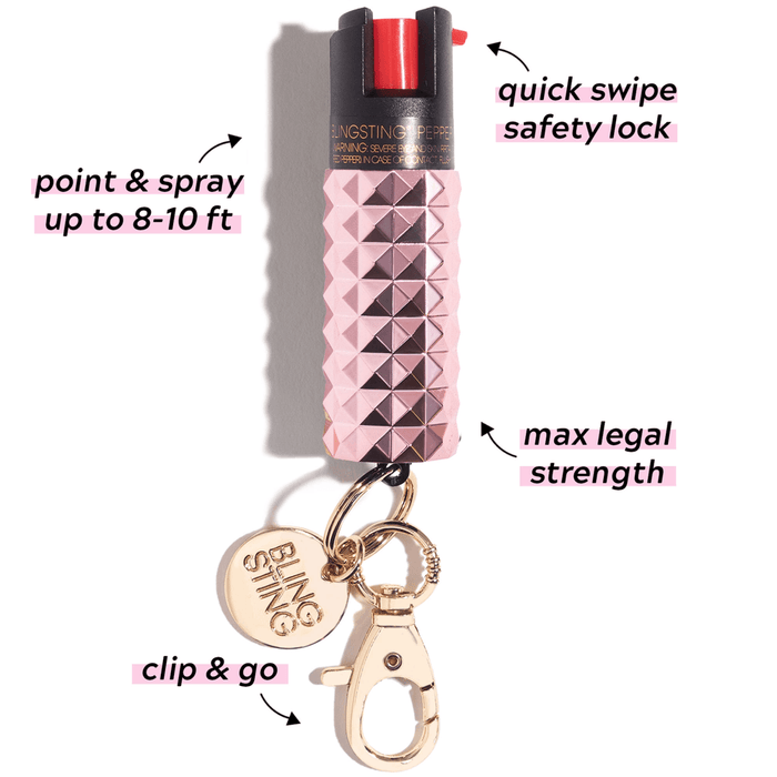 Blingsting® Pepper Spray: Millenial Pink