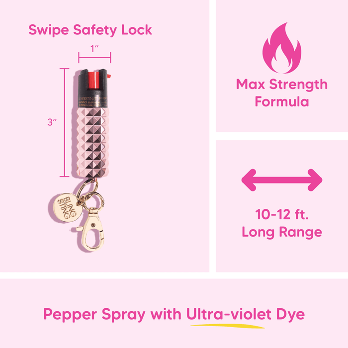 Blingsting® Pepper Spray: Millenial Pink - Heidisonline