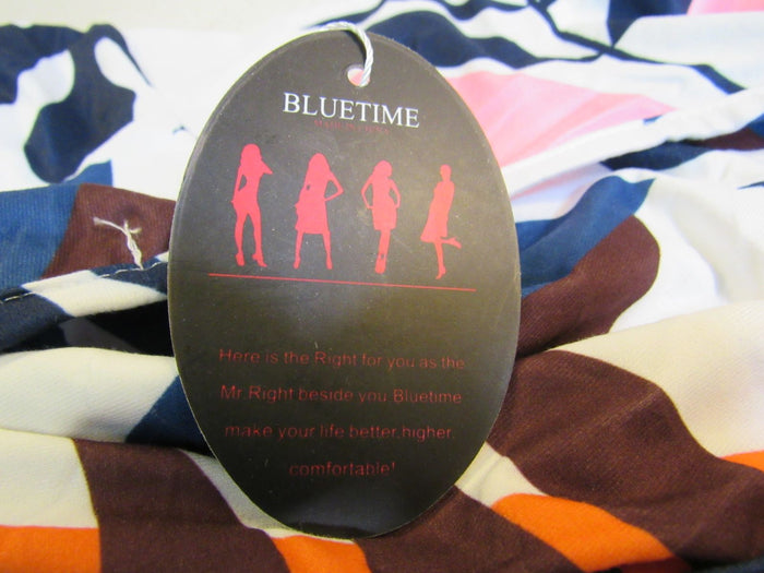 Bluetime-Shirt-Blouse-Top-Female-Size-2XL-Multi-Color-Floral-378 6
