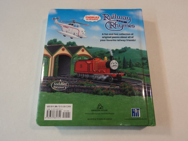 Britt Allcroft Thomas And Friends Railway Rhymes 51199 Book Hardcover -- Used