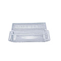 Butter Dish - clear glass