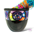 Ceramic Smudge Pot - Triple Moon
