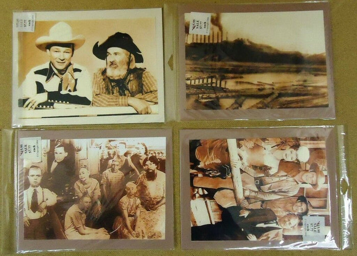 Collectible Cards/Prints Lot of 4 10-in x 7-in Historical Celebrity Publicity -- New 1