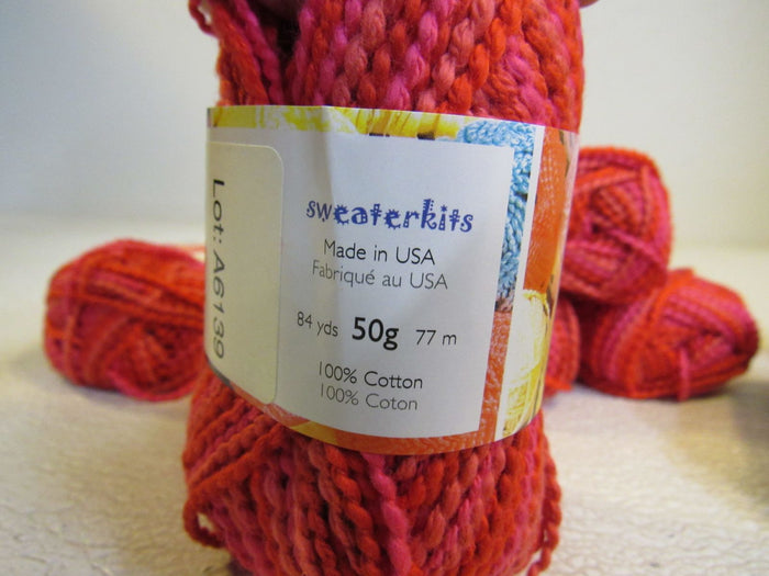 Cotton-Licious-Sweater-Kits-Yarn-7-Skeins-84-Yards-Each-408 7