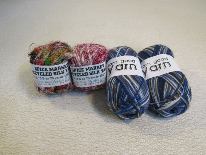 Darn-Good-Yarn-Super-Wash-Wool-Sock-Yarn-Multicolored-4-Skeins-80-Yards-Each-778 3