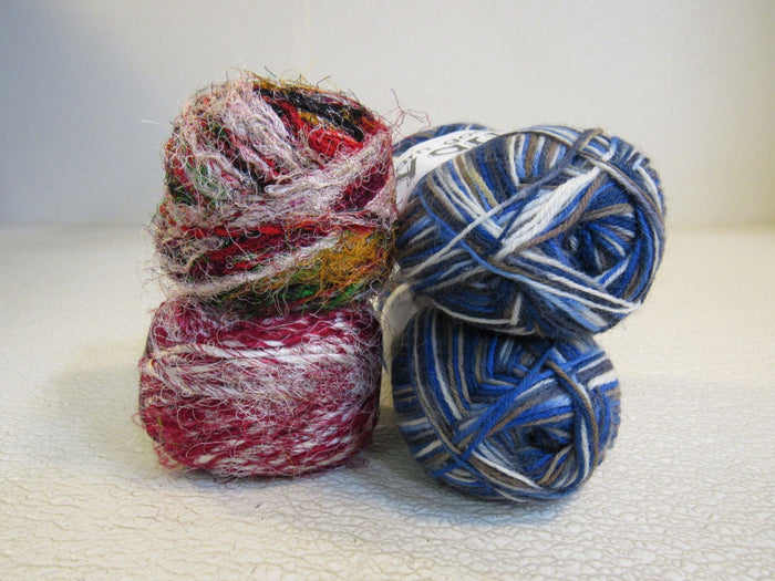 Darn-Good-Yarn-Super-Wash-Wool-Sock-Yarn-Multicolored-4-Skeins-80-Yards-Each-778 4