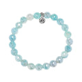 Defining Bracelet- Calming Bracelet with Aqua Agate Gemstones
