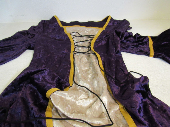 Designer-Costume-Dress-Beige-Polyester-Spandex-Female-Size-3XL-356 2