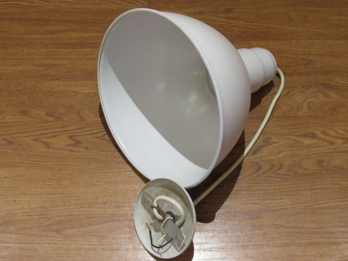 Designer-Hanging-Light-Fixture-12-in-White-16-Inch-Cord-668 1