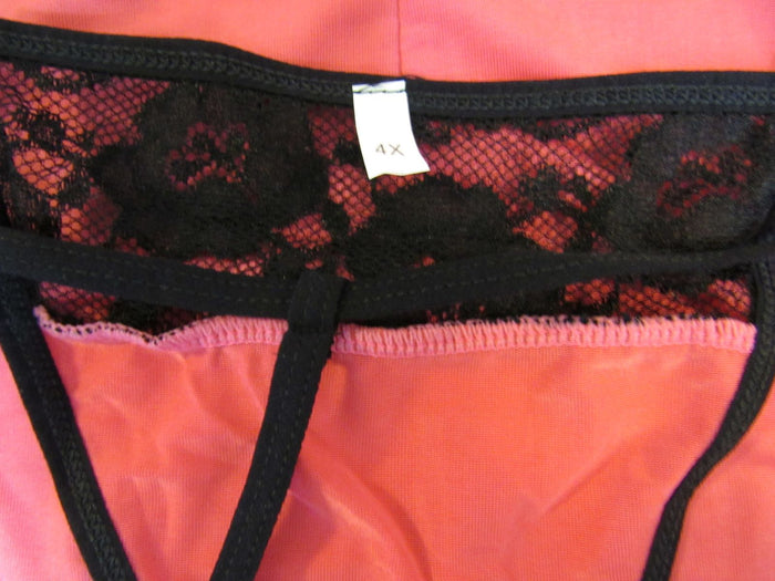 Designer-Sleepwear-Lingerie-Thong-Panty-Female-Size-4X-416 6