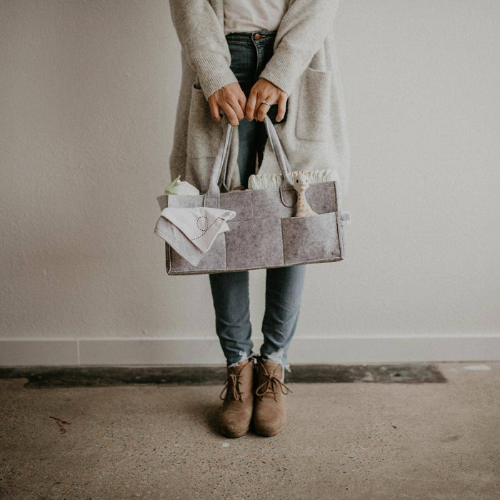 Diaper Caddy in Gray: Regular