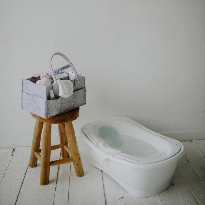 Diaper Caddy in Gray: Regular