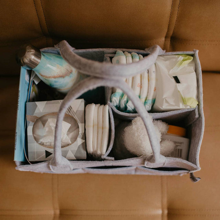 Diaper Caddy in Gray: Regular