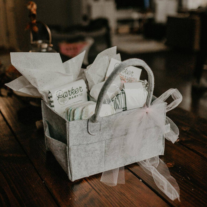 Diaper Caddy in Gray: Regular