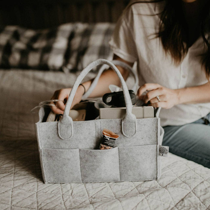 Diaper Caddy in Gray: Regular