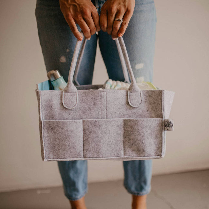 Diaper Caddy in Gray: Regular