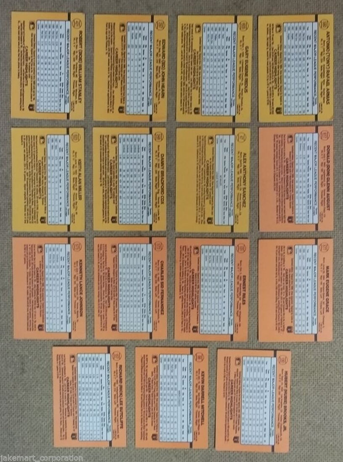 Donruss Baseball Cards Lot of 15 Armas Miller Cox Sutcliffe Grace Brooks Etc