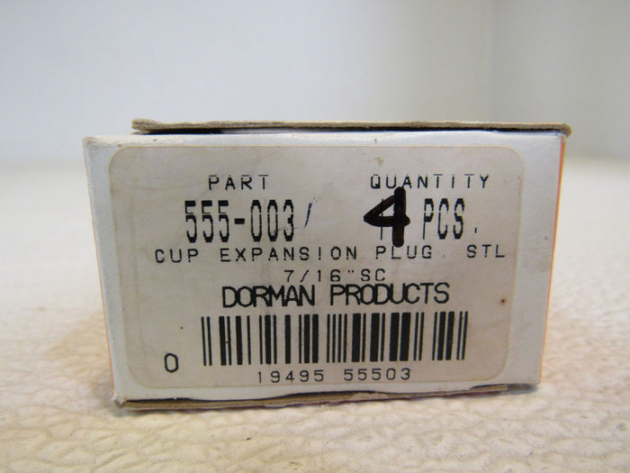 Dorman-Cup-Expansion-Plugs-Lot-of-4-555-003-Steel-212 6