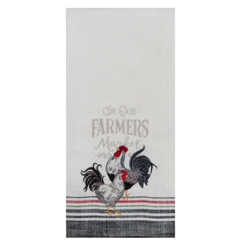 FARMERS MARKET EMB TEA TOWEL