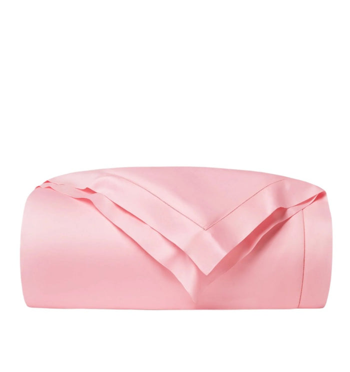 Duvet Cover - Sferra Fiona Carnation Pink Bedding at Fig Linens and Home