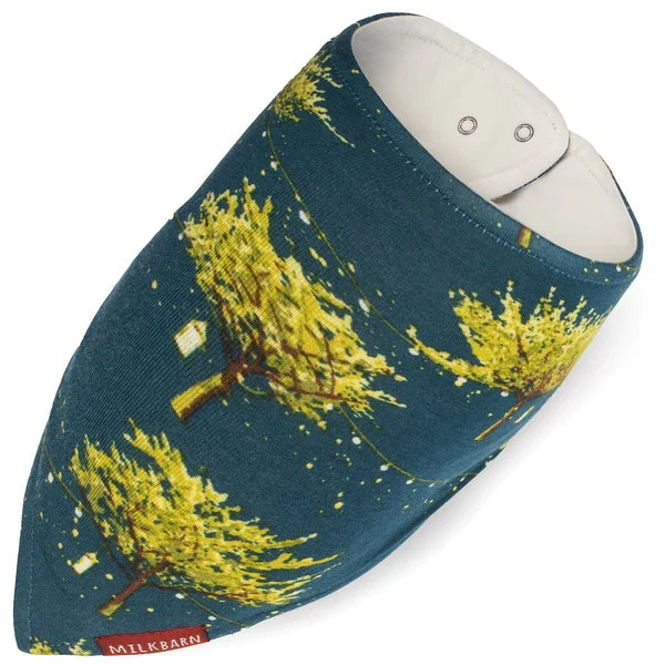 milkbarn firefly bib on a white background