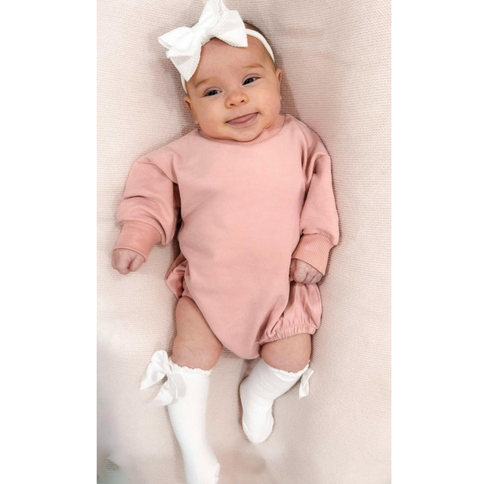 French Terri bubble romper : Lilac