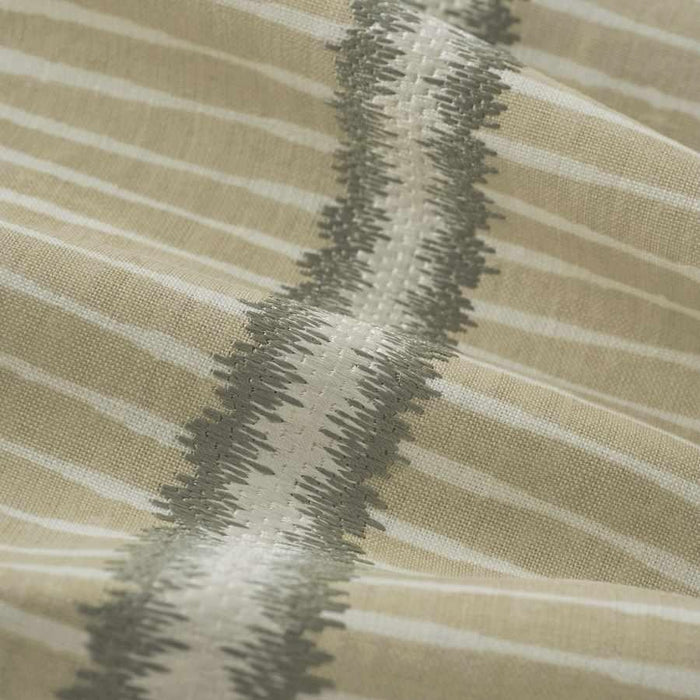 Fabric Swatch Throw Pillow - Frenzy Stripe Tumbleweed Throw Pillow - Ryan Studio Stroheim Fabric