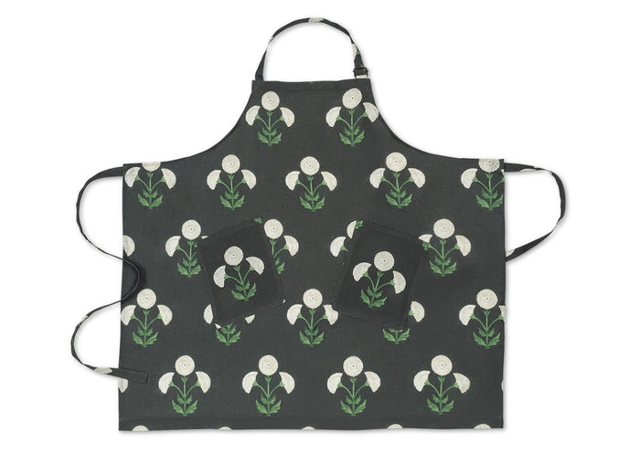 Gisele Moonflower Apron by Matouk Schumacher at Fig Linens and Home