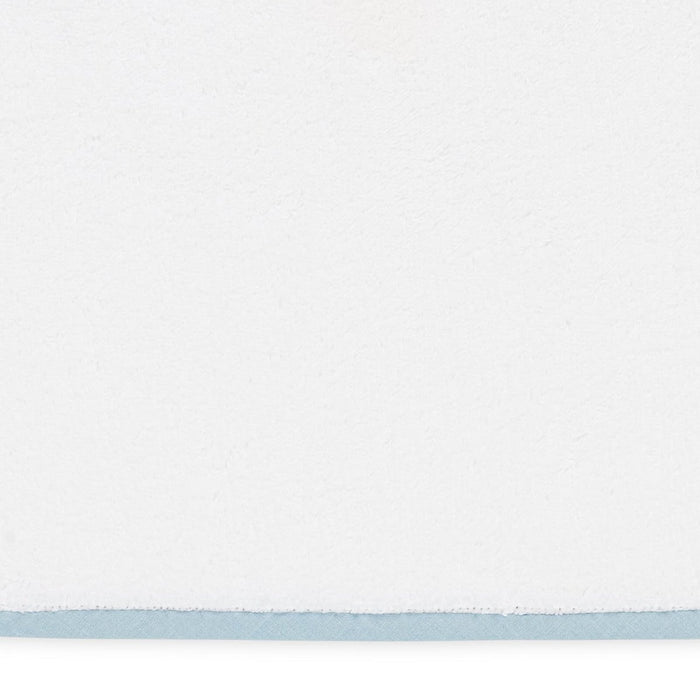 Swatch of Giza Towels with Hydrangea Trim by Matouk | Luxury 100% Cotton Towels at Fig Linens and Home