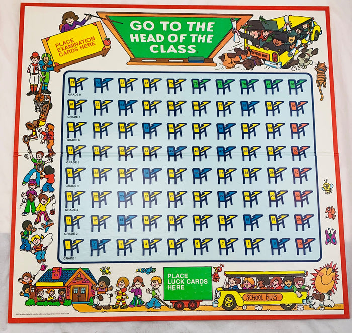 Go To The Head Of The Class Game 22nd Edition - 1977 - Milton Bradley - Great Condition